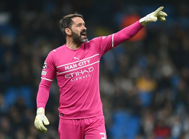 <p>Manchester City have renewed Scott Carson’s contract for another season. Credit: Getty </p>