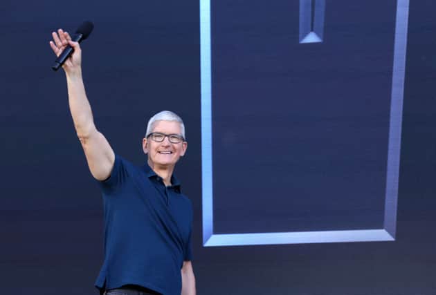 Apple CEO Tim Cook delivers a keynote address during WWDC22 (Photo: Justin Sullivan/Getty Images)