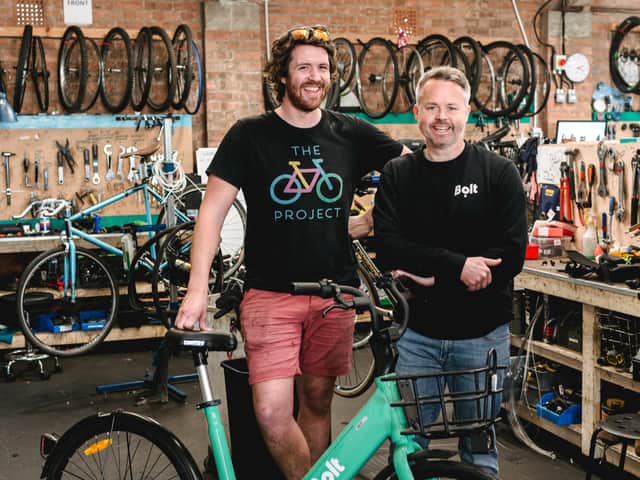 Bolt and The Bike Project are partnering to support the charity’s work getting bicycles to refugees and asylum seekers