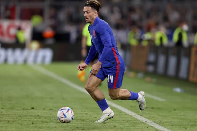 Grealish believes he has more freedom when playing for England than at City. Credit: Getty. 