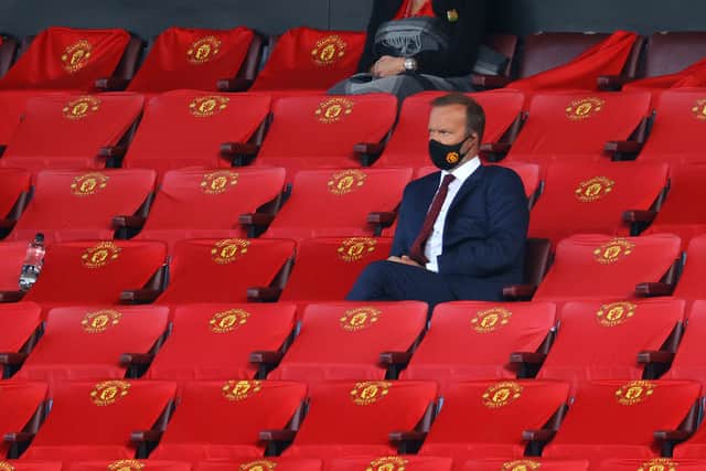 Ed Woodward announced his decision to leave after the failed European Super League. Credit: Getty.