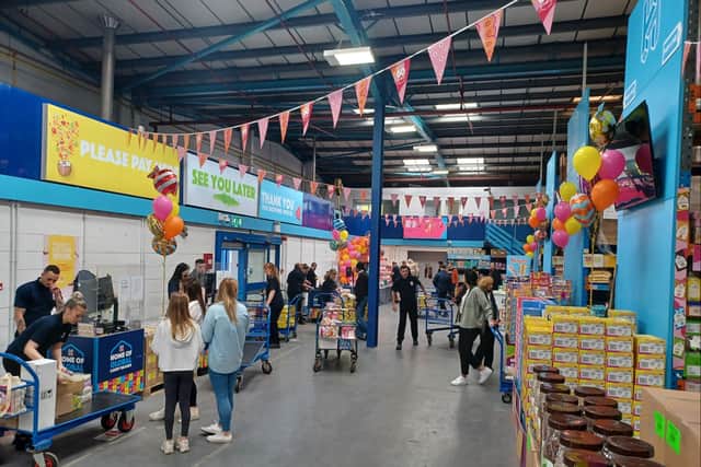 Inside the Hancocks Manchester cash and carry