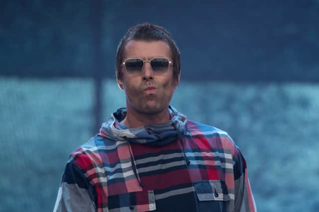 <p>Liam Gallagher will join the Foo Fighters for the Taylor Hawkins tribute gig Credit: AFP via Getty</p>