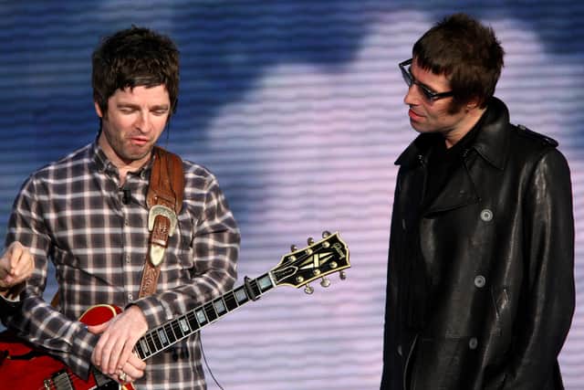 Manchester’s most famous siblings, Noel and Liam Gallagher. Credit: Getty Images 