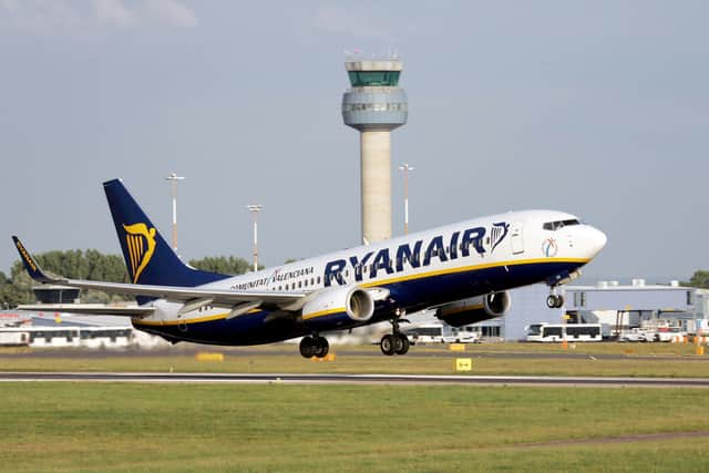 A Ryanair flight Credit: SWNS