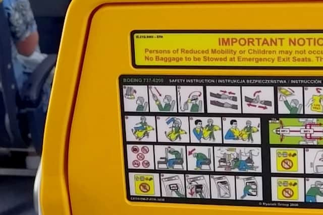 A Ryanair steward shocked passengers by ranting about the firm Credit: SWNS