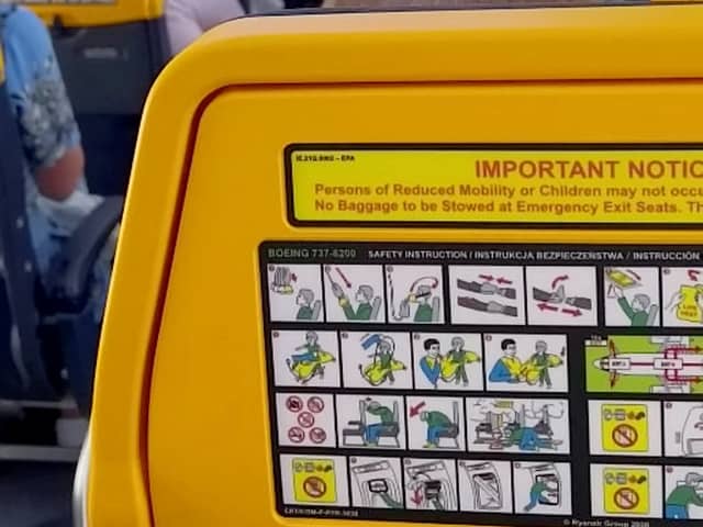 A Ryanair steward shocked passengers by ranting about the firm Credit: SWNS