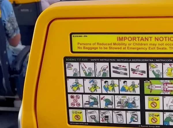 A Ryanair steward shocked passengers by ranting about the firm Credit: SWNS