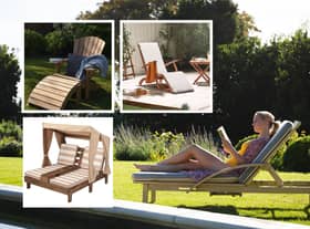 Garden sun loungers, from wooden, to cheap, wheeled, and luxury