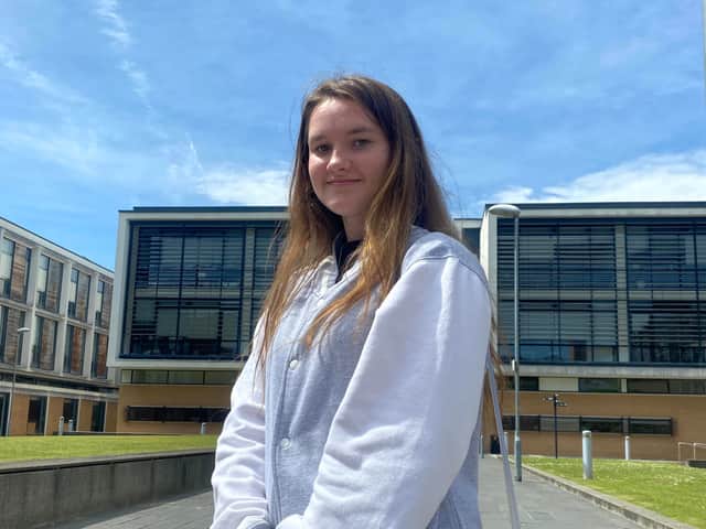 Trafford College student Amber Pollard
