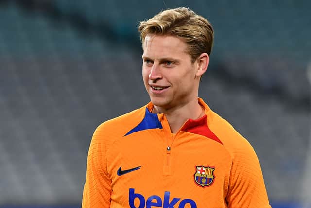 Arnold admitted United are interested in signing De Jong from Barcelona. Credit: Getty.