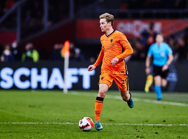 <p>Manchester City could rival Manchester United for Frenkie De Jong’s signature. Credit: Getty.</p>