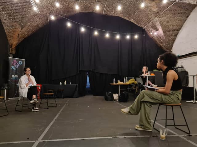<p>Rehearsals for Switch_Mcr’s new double bill of short plays</p>