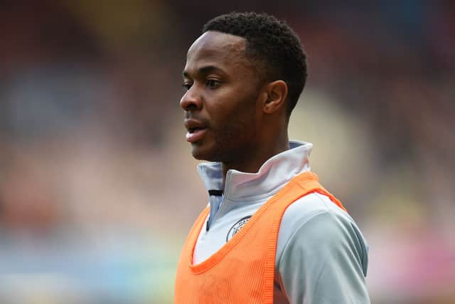 Raheem Sterling is reportedly a target for Chelsea. Credit: Getty.