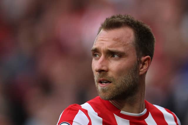 Manchester United, Tottenham Hotspur and Brentford are in the running for Eriksen’s signature. Credit: Getty.