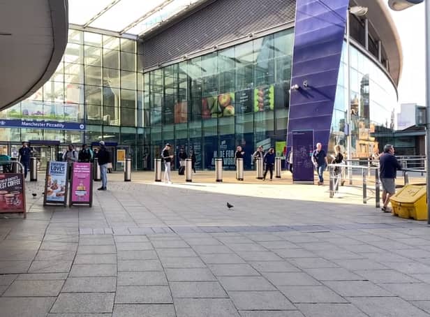 <p>Manchester Piccadilly on the first day of the rail strike 21 June 2022</p>