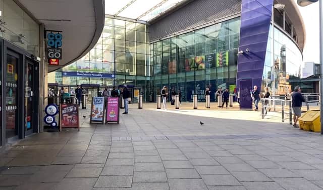 Manchester Piccadilly on the first day of the rail strike 21 June 2022