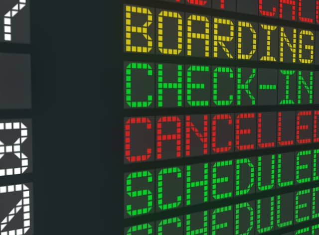 Four in 10 Manchester Airport flights were delayed in April. Photo: AdobeStock