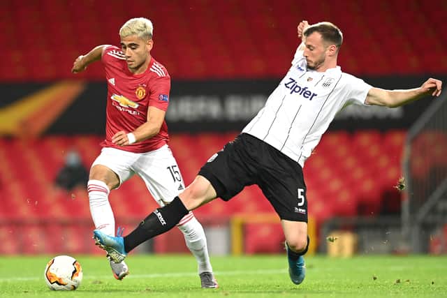 Pereira last played a competitive game for United in May 2020. Credit: Getty.