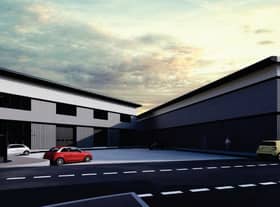 CGI of proposed redevelopment of Vauxhall Industrial Estate, in South Reddish, Stockport. Credit: C4 Projects. 