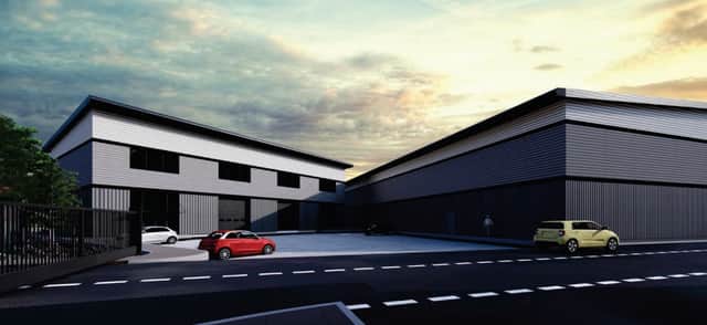 CGI of proposed redevelopment of Vauxhall Industrial Estate, in South Reddish, Stockport. Credit: C4 Projects.