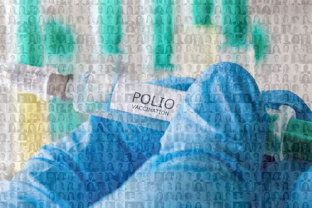 The polio vaccine is part of the NHS routine childhood vaccination schedule 