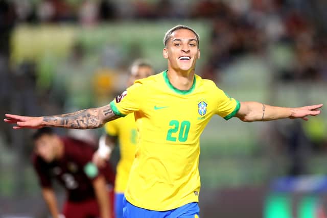 The winger has earned nine caps for Brazil. Credit: Getty.