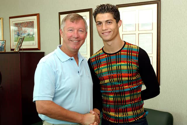 Ronaldo joined United from Sorting in 2003. Credit: Getty.