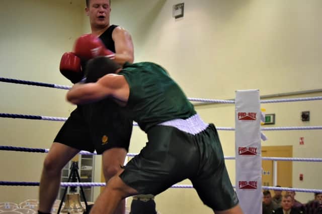 Jon Waterhouse training for the white-collar event at Hilton Deansgate (Pic: Armed Forces Community HQ)