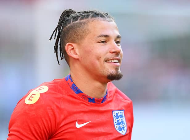 <p>Kalvin Phillips is expected to sign for Manchester City. Credit: Getty.</p>
