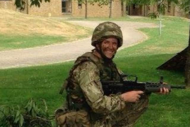 Harry Harrison in uniform. Picture: Armed Forces Community HQ