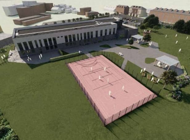<p>A computer-generated image of how the new school in Bury could look</p>