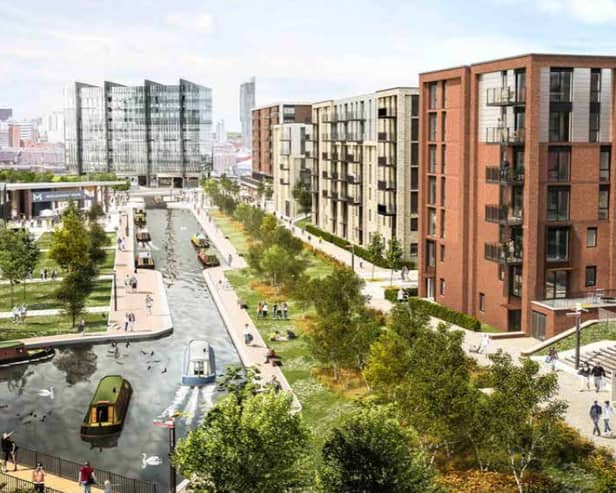 The phase three design for Middlewood Locks in Salford. Credit: Whittam Cox Architects