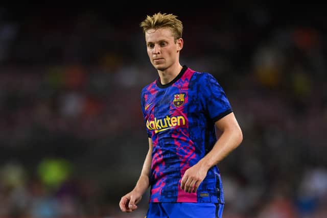 Frenkie de Jong could be United’s first signing of the window. Credit: Getty.