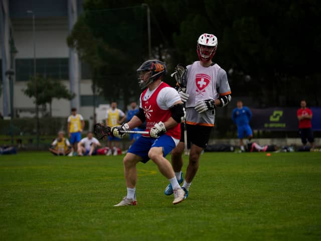 GB lacrosse player Ryan Sweetman. Photo: Rafaella Macintosh