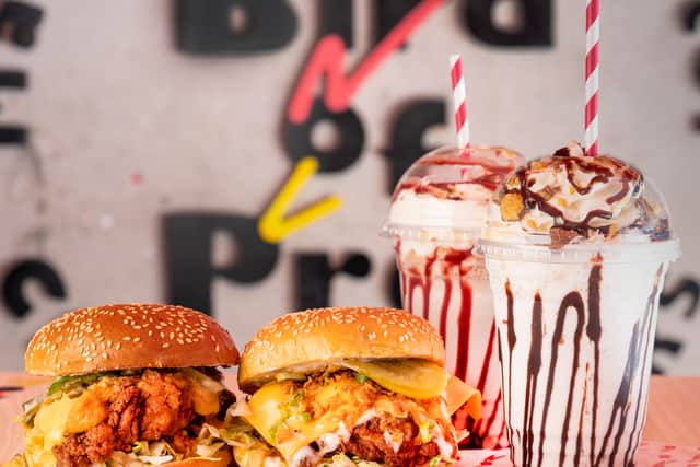 Burgers and milkshakes at Bird of Prey