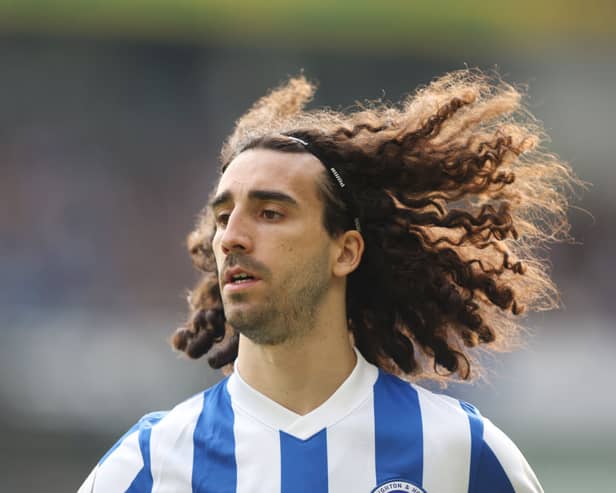 Brighton chairman Tony Bloom says they’ve recieved no bids for defender Marc Cucurella from Manchester City. Credit: Getty. 