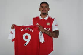 Gabriel Jesus has been announced as an Arsenal player. Credit: Getty.