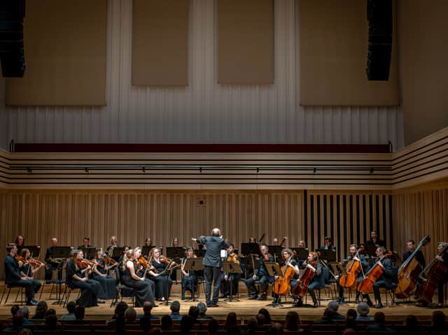 Gabor conducting the Manchester Camerata