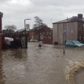Kendall Drive in Redvales during the 2015 flood