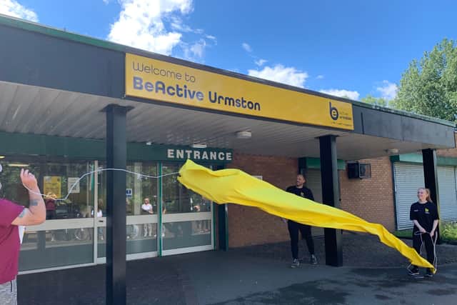 The official unveiling of BeActive Urmston
