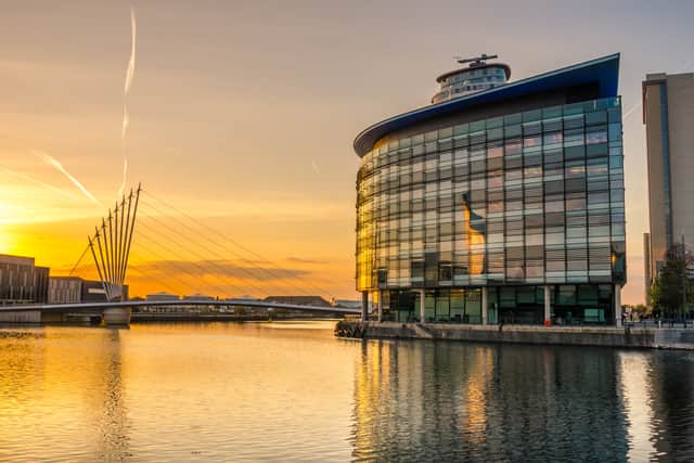 A sunny evening at Salford Quays