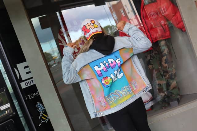 Hip hop fashion was part of the project