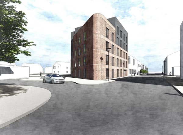 The design for the residential scheme in Stalybridge. Photo: aew architects