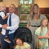 Ellissa Dodd (in the middle) with dad Jack, mum Liz and siblings Charlie and Sophia