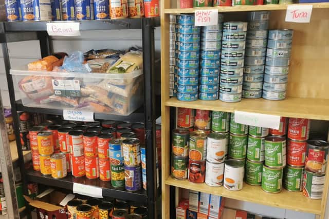 Perry’s Pantry has been finding it tough to keep the shelves stocked with enough donations