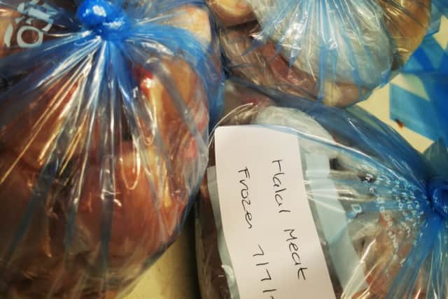 The Muslim community has responded to the call for help by Perry’s Pantry with donations of food including halal products