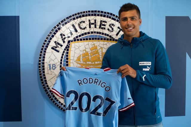Rodri’s new deal runs to 2027.