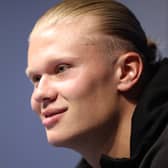 Erling Haaland was among those at training on Monday. Credit: Getty.