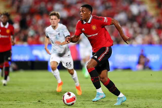 Anthony Martial was voted man of the match in Bangkok. Credit: Getty.